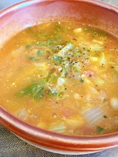 セロリとスプラウトのデトックススープ-レシピのメイン写真