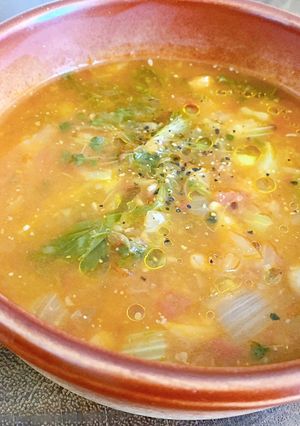 セロリとスプラウトのデトックススープ-レシピのメイン写真