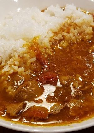 牛もつカレー-レシピのメイン写真