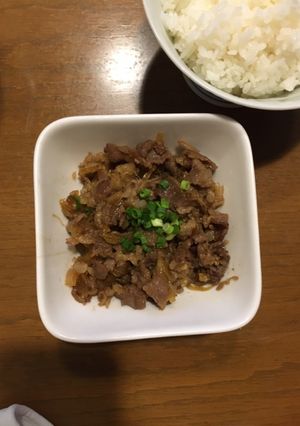 ご飯にかけて！牛丼の具-レシピのメイン写真