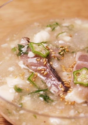 カツオのたたきの冷汁-レシピのメイン写真