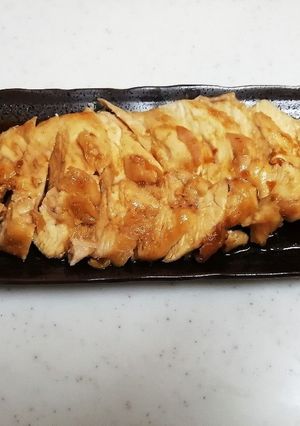 簡単レンジで鶏胸チャーシュー-レシピのメイン写真