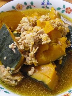 カボチャとツナの煮物-レシピのメイン写真
