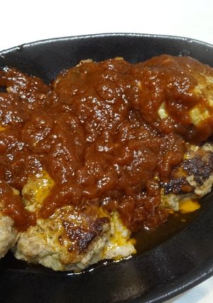 お肉感たっぷりハンバーグ-レシピのメイン写真