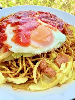 スパイシー!カレーとまと焼きそば^_^-レシピのメイン写真