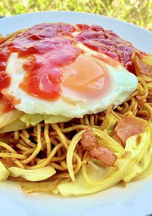 スパイシー!カレーとまと焼きそば^_^-レシピのメイン写真