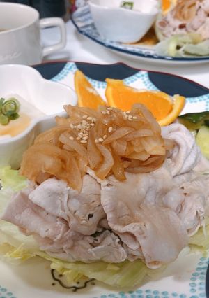 豚しゃぶ 玉ねぎぽん酢-レシピのメイン写真