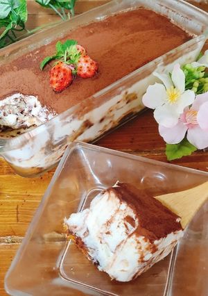ヨーグルトと豆腐の節約ヘルシーティラミス-レシピのメイン写真