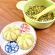 離乳食後期☆もちふわ肉まんと野菜スープ