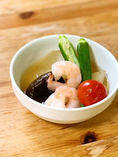 エビと冬瓜の冷たいおでん-レシピのメイン写真