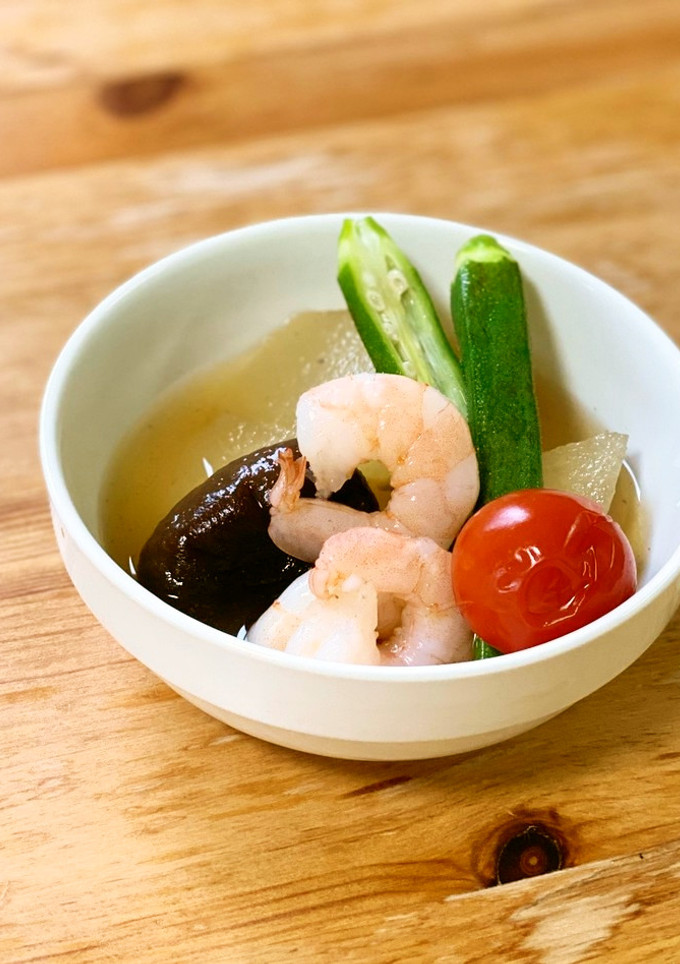 エビと冬瓜の冷たいおでん-レシピのメイン写真