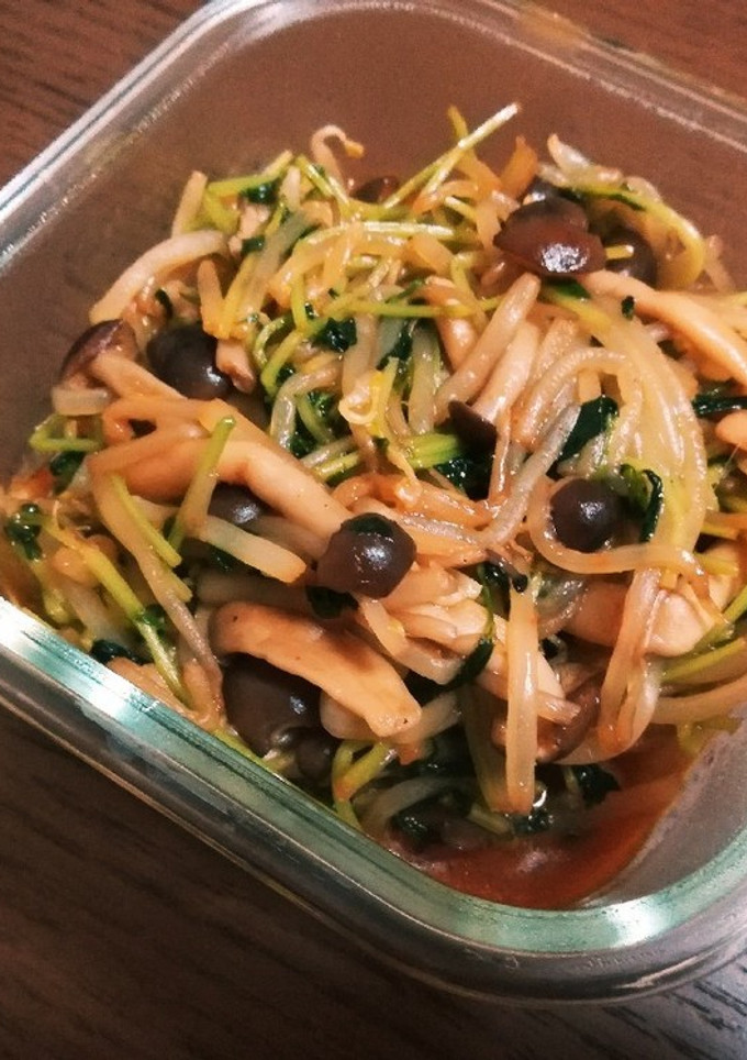 もやしと豆苗の甘辛炒め-レシピのメイン写真