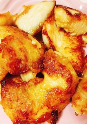 鶏ムネ肉のコクうまガーリック醤油-レシピのメイン写真