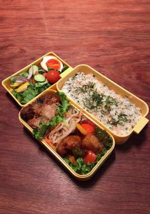 お弁当・・131かおりとしらすと大葉ご飯-レシピのメイン写真