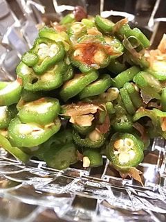 オクラの簡単おかか和え-レシピのメイン写真