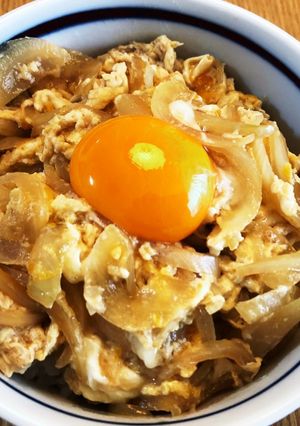 簡単麺つゆ卵丼-レシピのメイン写真