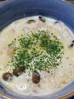 レンチンで簡単!冷凍焼きおにぎりリゾット-レシピのメイン写真