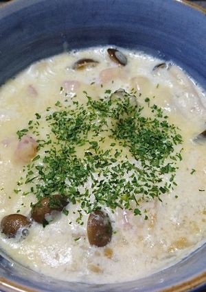 レンチンで簡単！冷凍焼きおにぎりリゾット-レシピのメイン写真