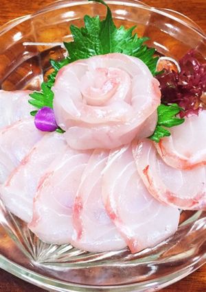 簡単!金目鯛で作るお花のお造り-レシピのメイン写真