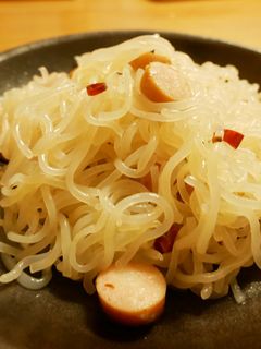 簡単おつまみ!しらたきペペロンチーノ-レシピのメイン写真