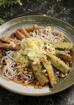 ダイエット！冷やし天そば-レシピのメイン写真