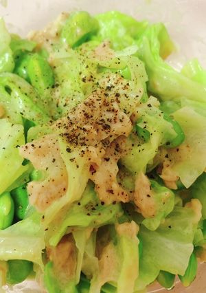 キャベツと枝豆の無限サラダ-レシピのメイン写真