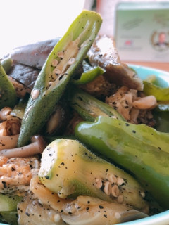 腸活♡夏野菜の麺つゆ炒め-レシピのメイン写真