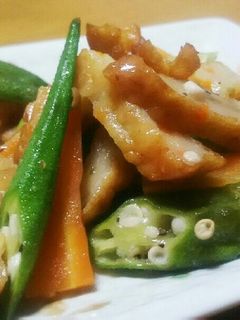 切って炒めて3分!オクラのネバトロ炒め-レシピのメイン写真