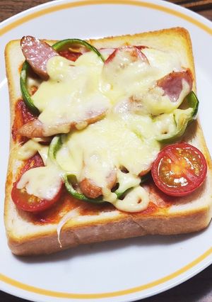 らくらく簡単！ピザトースト-レシピのメイン写真