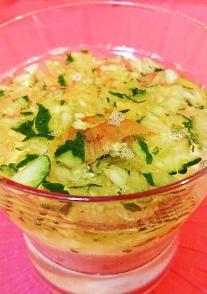 簡単♪冷製山芋すりながしスープ♪-レシピのメイン写真