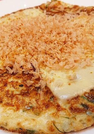 フライパンで♪鬼おろし山芋鉄板大葉チーズ-レシピのメイン写真