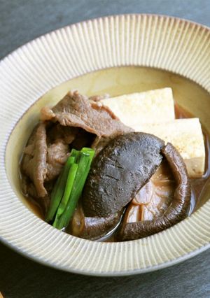 しいたけ肉豆腐-レシピのメイン写真
