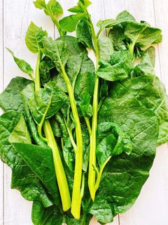 つるむらさきの茹で方(下処理方法)-レシピのメイン写真