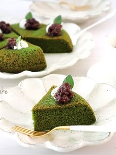 炊飯器で簡単♡はちみつ抹茶ケーキ-レシピのメイン写真