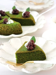 炊飯器で簡単♡はちみつ抹茶ケーキ-レシピのメイン写真