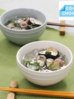 なすとオクラの冷やし味噌汁-レシピのメイン写真