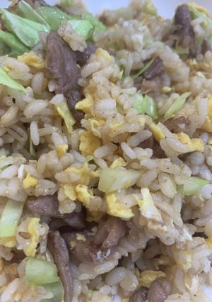 牛カルビとキャベツのチャーハン-レシピのメイン写真
