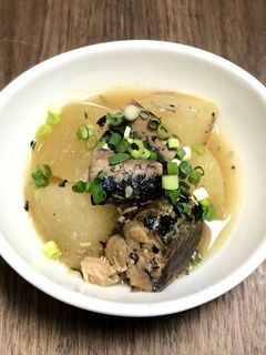 パッククッキングde冬瓜とさば缶の煮物-レシピのメイン写真