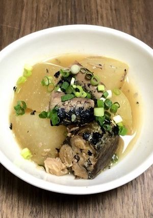 パッククッキングde冬瓜とさば缶の煮物-レシピのメイン写真