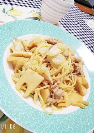 たけのことキャベツのあっさりパスタ-レシピのメイン写真