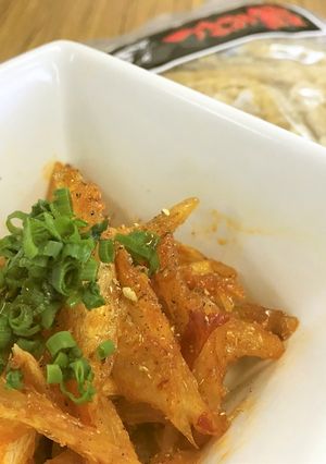 麻辣つまみ鱈-レシピのメイン写真