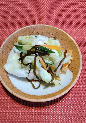 野菜の昆布和え-レシピのメイン写真