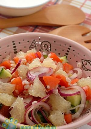 押麦と野菜のもちもちシャキシャキ・サラダ-レシピのメイン写真