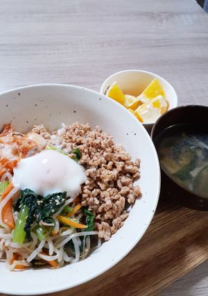 たっぷり野菜のビビンバ丼-レシピのメイン写真