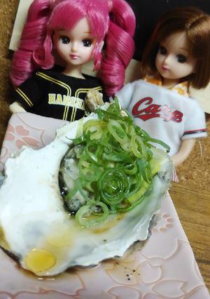 リカちゃん♡焼き牡蠣(紹興酒ごま油)中華-レシピのメイン写真