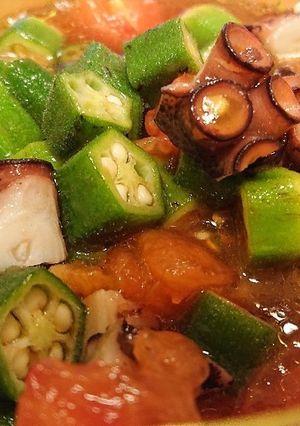 タコとオクラとトマトの和え物-レシピのメイン写真