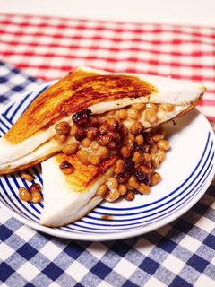 納豆はんぺんバター焼き-レシピのメイン写真