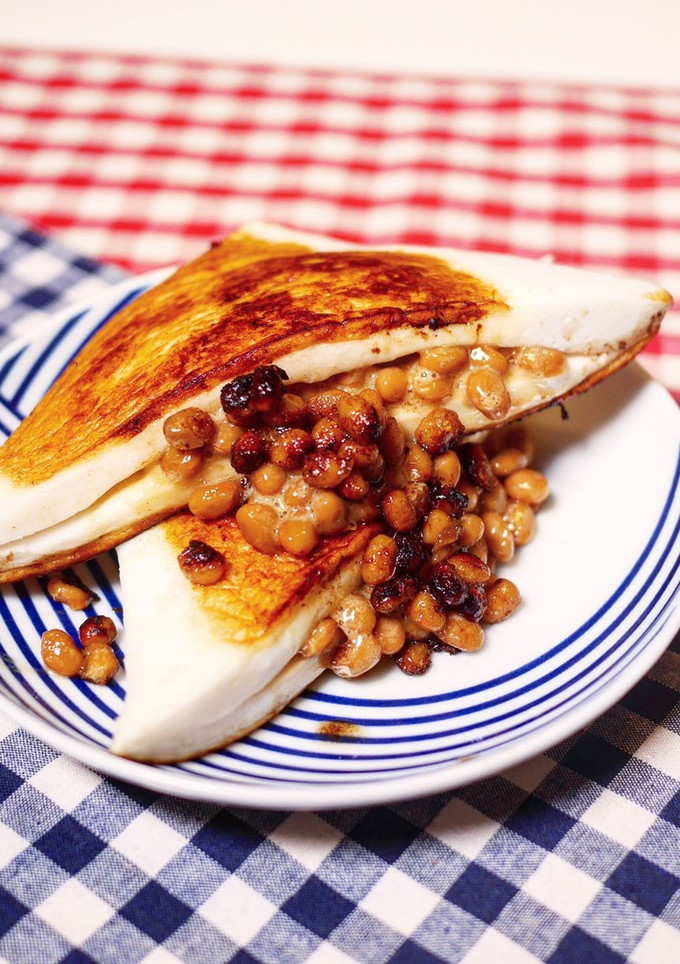 納豆はんぺんバター焼き-レシピのメイン写真