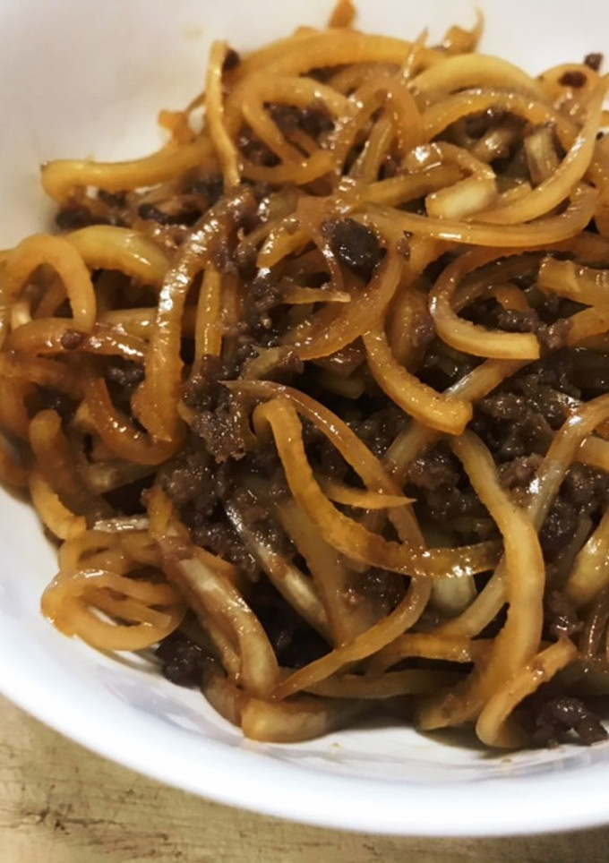 大根の皮と牛ひき肉のしぐれ煮-レシピのメイン写真