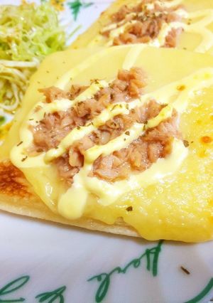 絶品ホットサンド ツナチーズマヨカレー-レシピのメイン写真